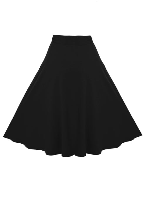 Red Rose Swing Circle Skirt (UK10)