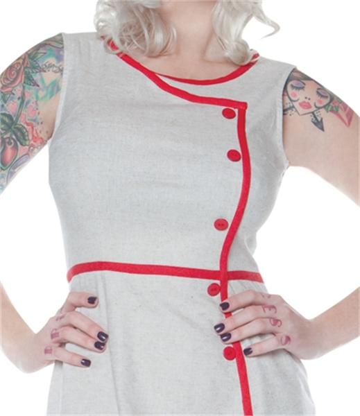 Eileen A Line Cream Dress (UK10)