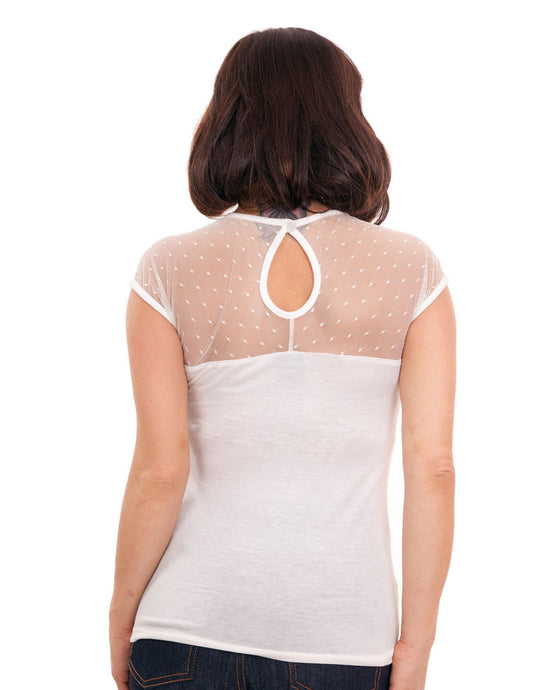 Miss Fancy Off White Top (UK8/UK10/UK12/UK14)