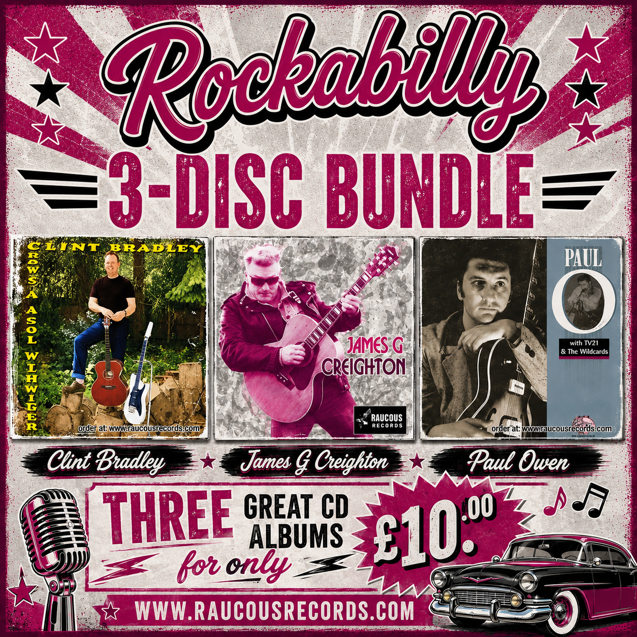 Rockabilly 3 CD Bundle