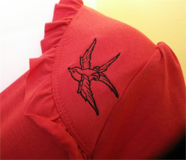 Sparrow Lush Red Dress (UK8/14)