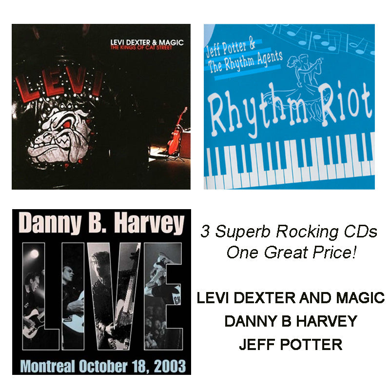 Levi Dexter / Danny B Harvey / Jeff Potter CDs