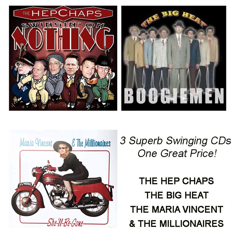 Swing Jive Rhythm & Blues : Hep Chaps / Maria Vincent / Big Heat 3 CDs