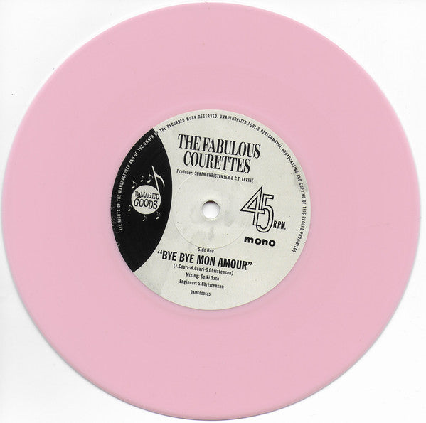 Bye Bye Mon Amour 7" single (Pink Vinyl)