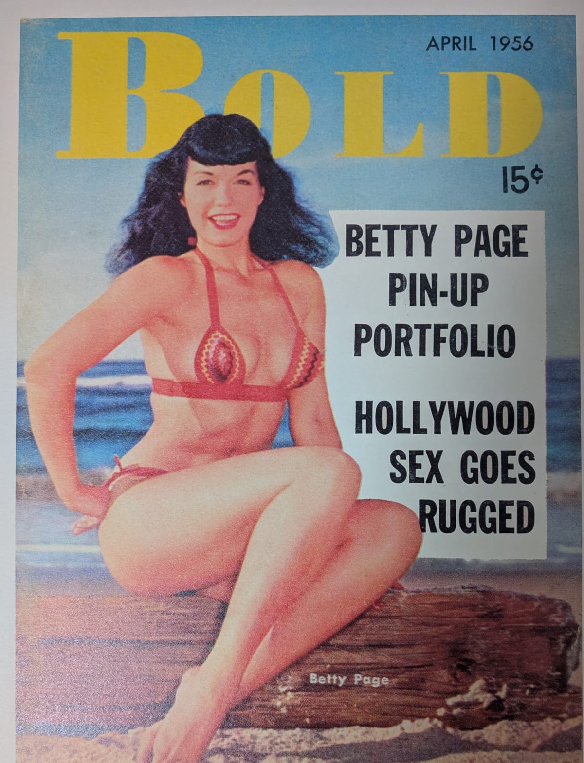 Betty Page Bold Magazine Poster