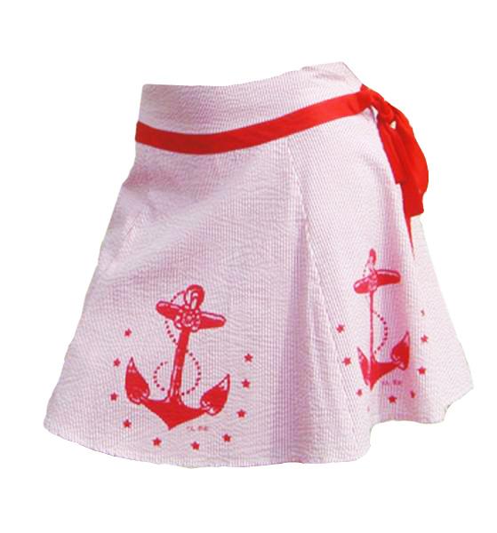 Anchor Nautical Circle Skirt (UK8/UK10/UK12/UK14)