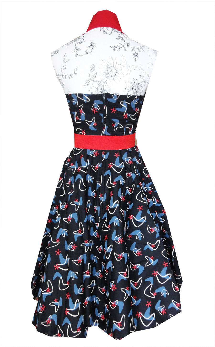 Atomic Black Full Circle Swing Dress (UK8/10/12/16)