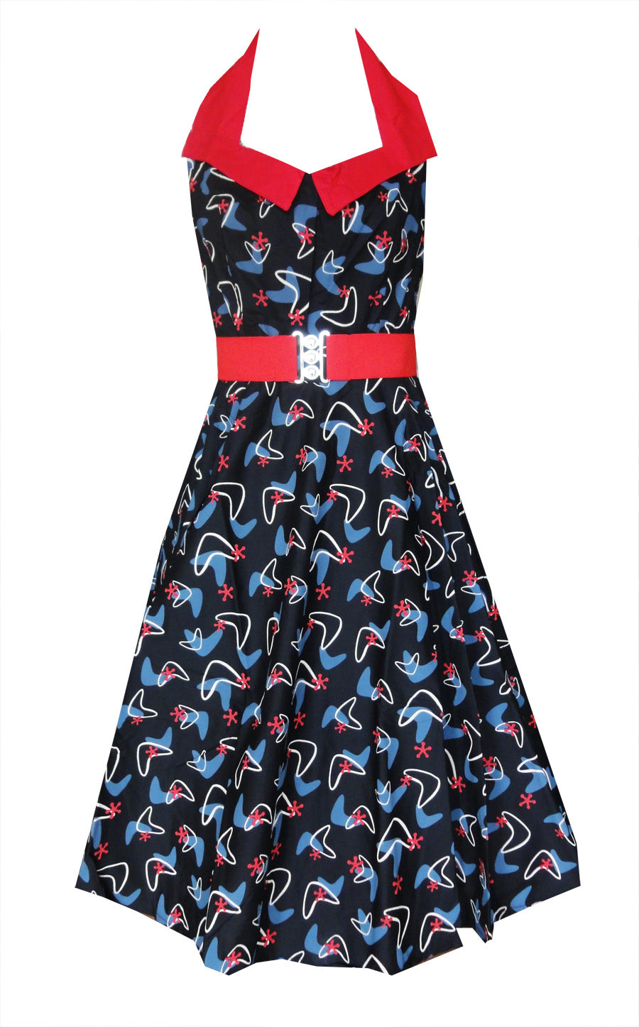 Atomic Black Full Circle Swing Dress (UK8/10/12/16)