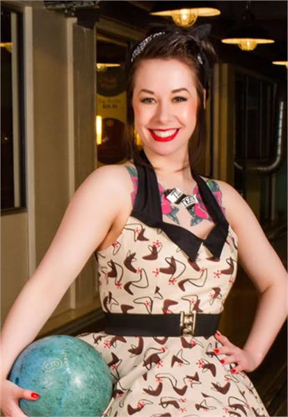 Atomic Cream Full Circle Swing Dress (UK8/10/12)