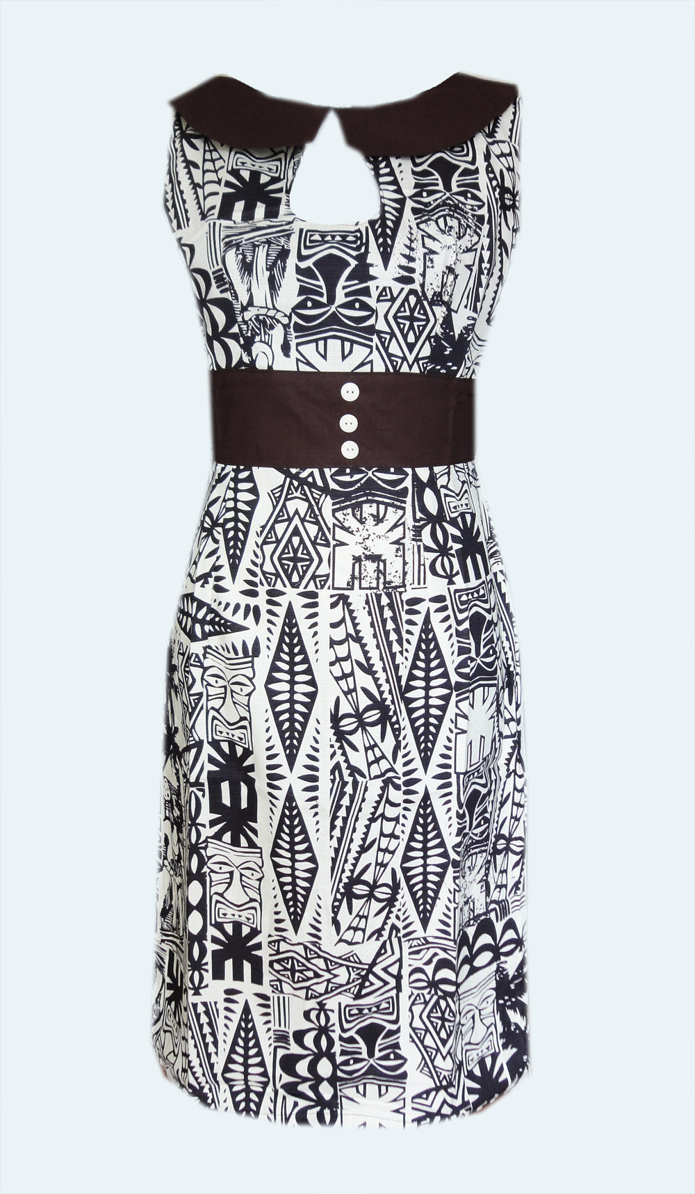 Audrey Hawaiian Pencil Dress (UK8/10)