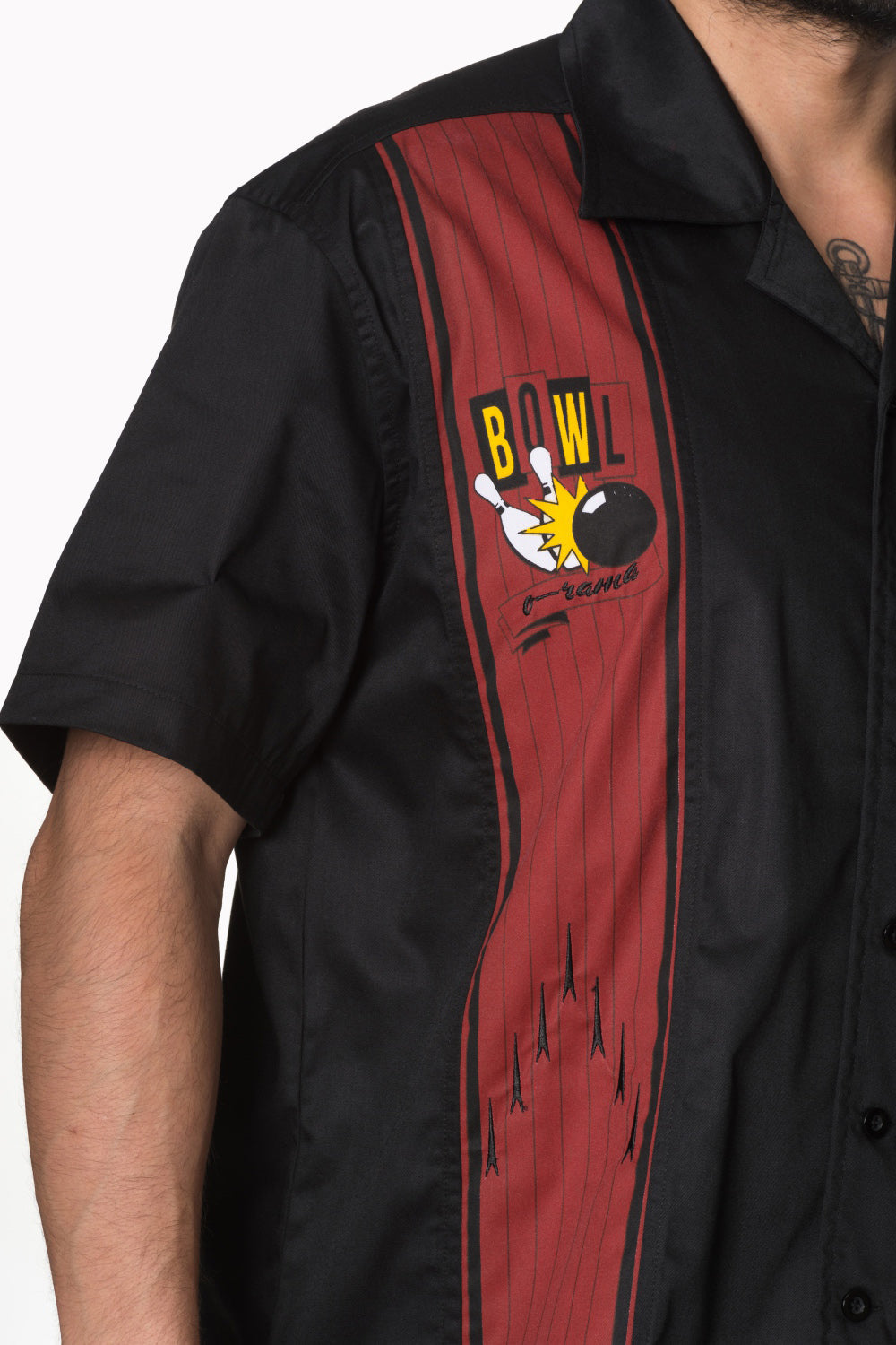 Bowling Alley Rockabilly Shirt (L-chest 46")