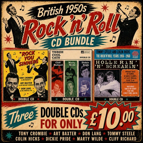 1950s British Rock 'n' Roll CD bundle