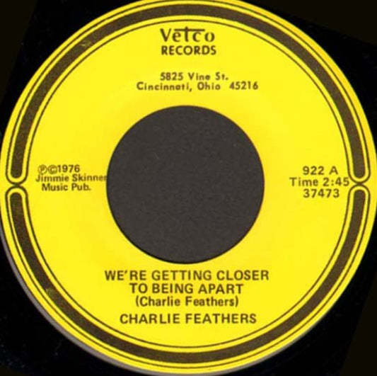 We're Getting Closer To Being Apart 7" Single (vinyl)