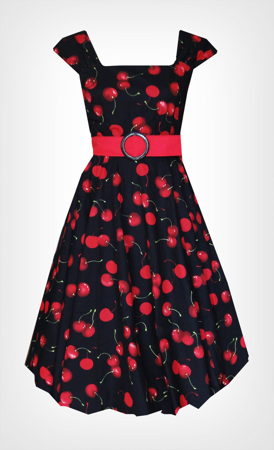 Lady Luck Cherry Swing Dress (UK8/14)