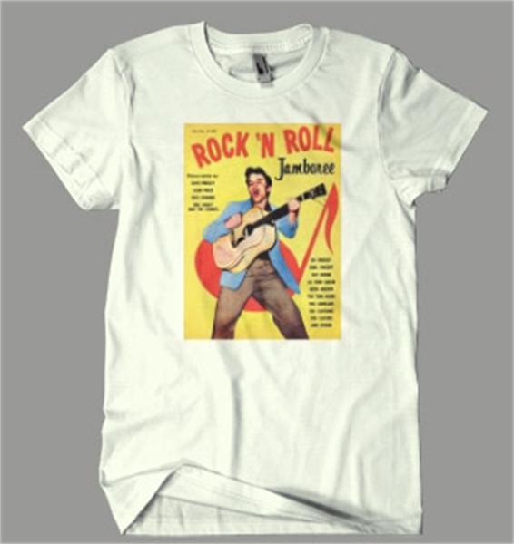 Rock 'n' Roll Jamboree Ivory T-Shirt by Elvis Presley