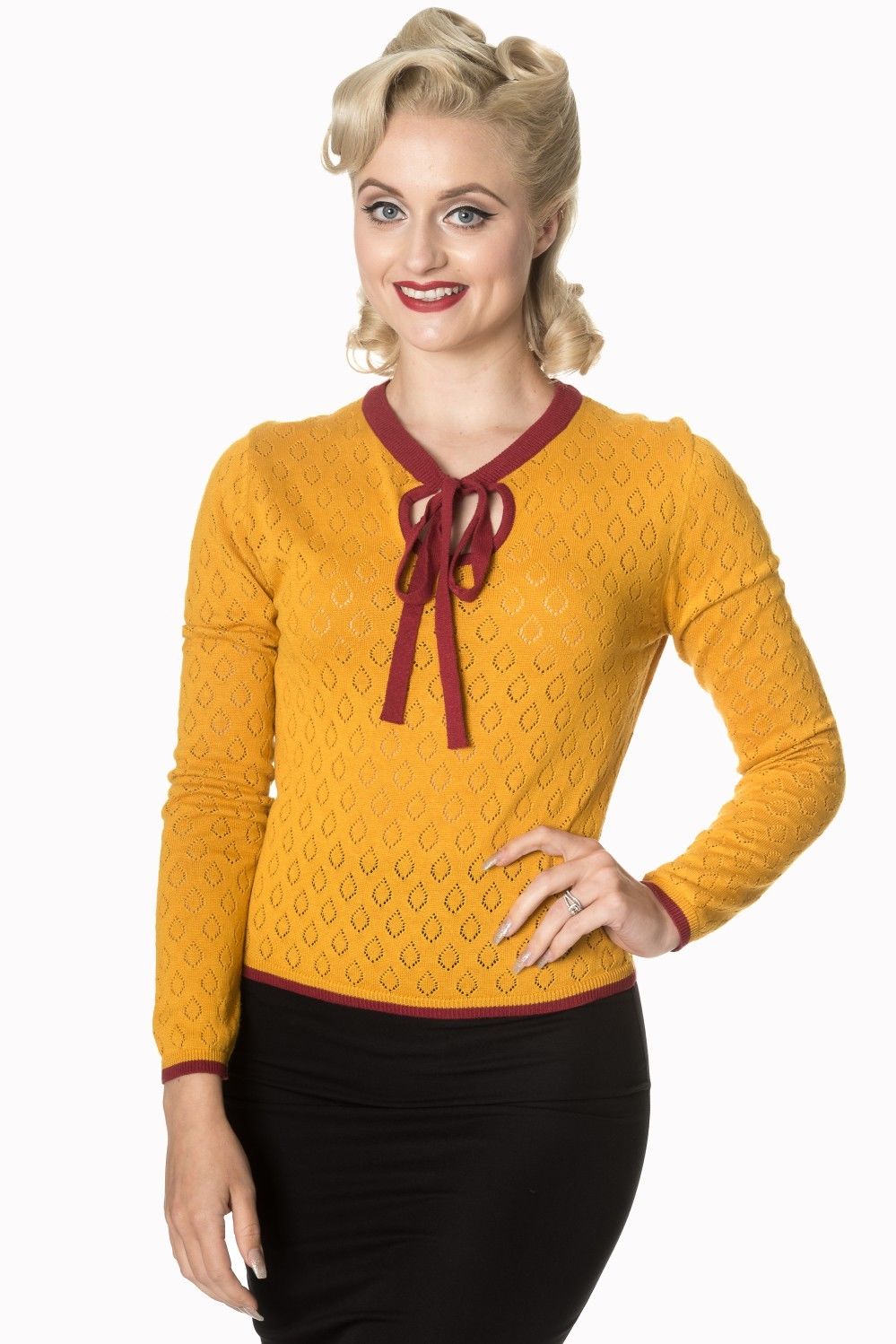 Mustard Knit Jumper (UK16)