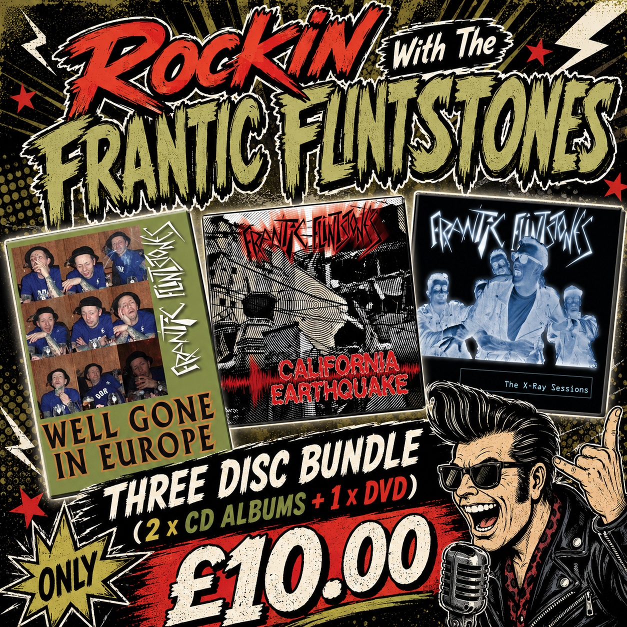 Rockin' With The Frantic Flintstones - Three disc bundle
