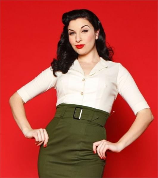 Gretta Fitted Cream Shirt (UK10)