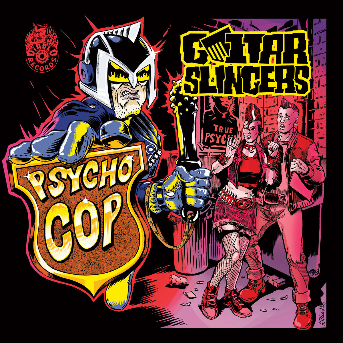 Psycho Cop 7" EP (coloured vinyl)