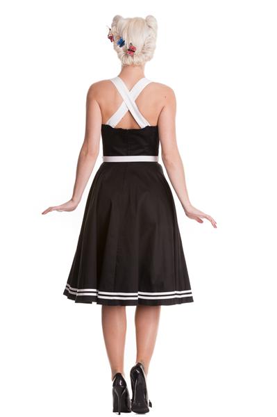 Siren Black Cotton Swing Dress (UK12/16)