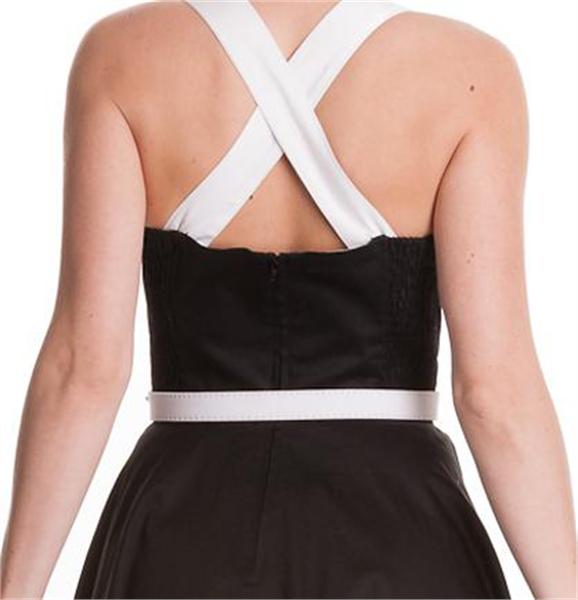 Siren Black Cotton Swing Dress (UK12/16)