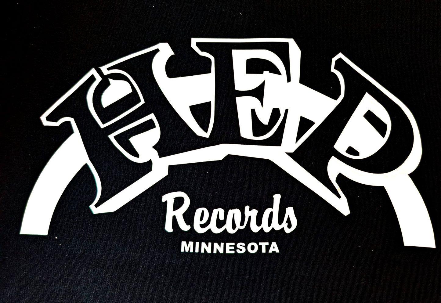 White stylized Hep Records lettering with 'Hep Records MINNESOTA' beneath it on a black background.