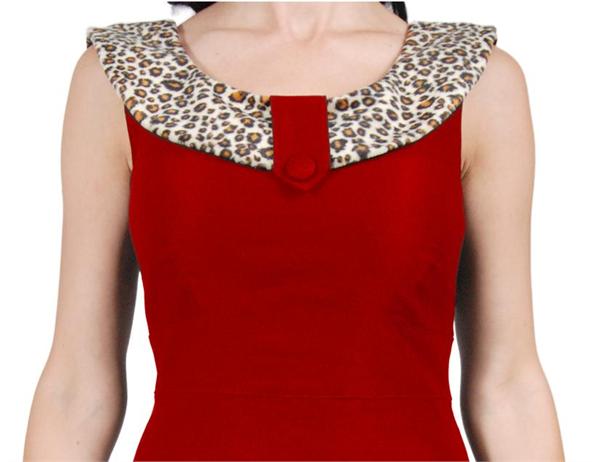 Jane Red Wiggle Dress (UK8)