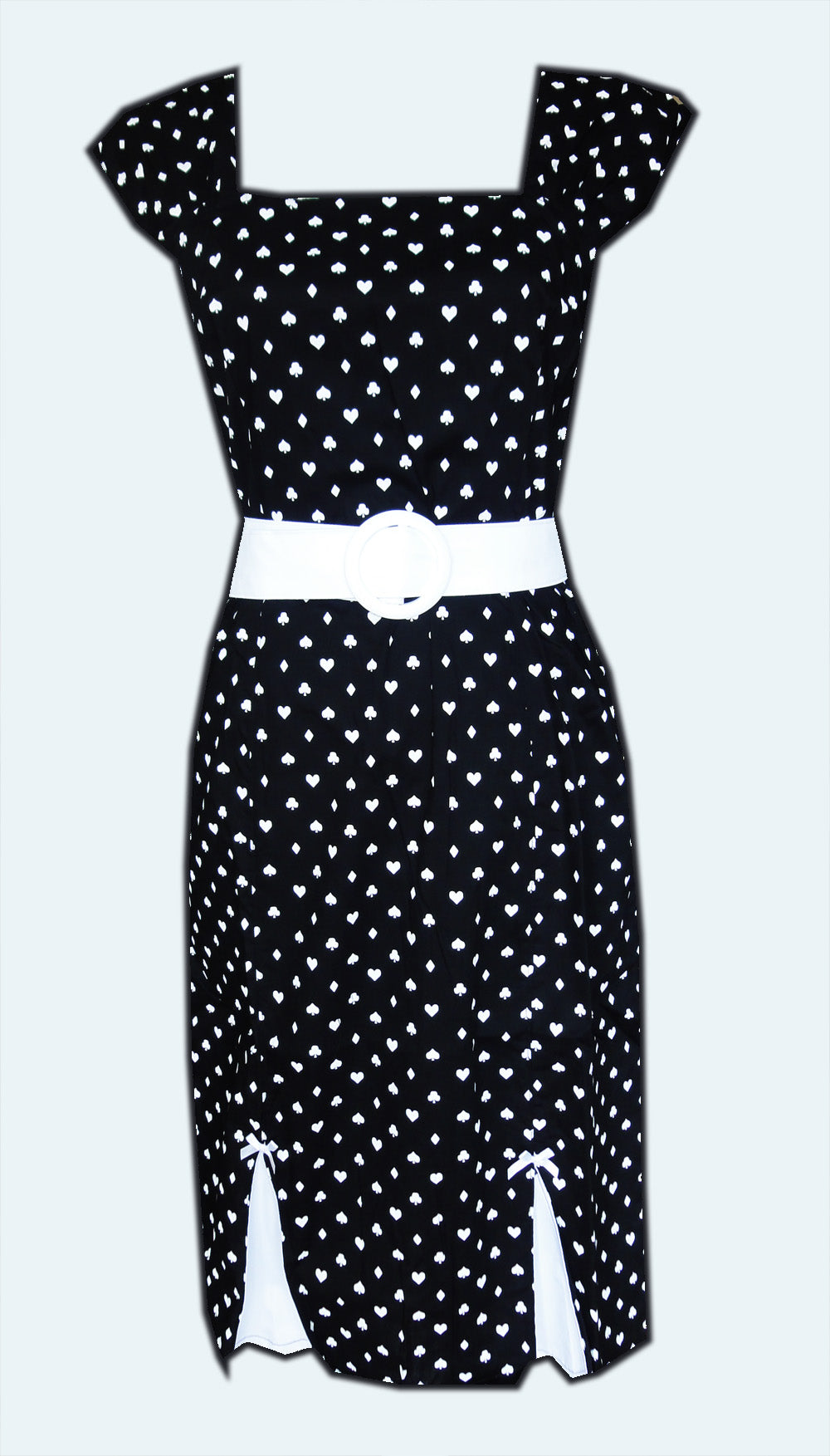 Lady Luck Black Wiggle Dress
