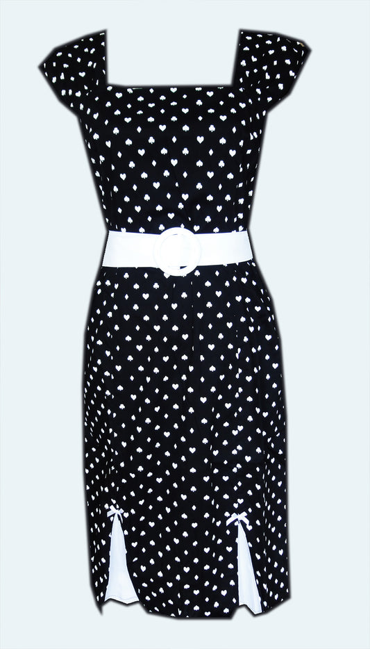 Lady Luck Black Wiggle Dress