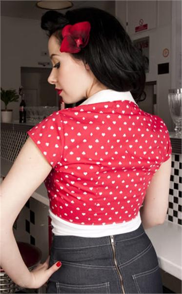 Lady Luck Red Tie Shirt (UK14)