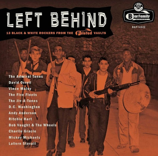Left Behind - Black & White Felsted Rockers 10" LP (vinyl + CD)