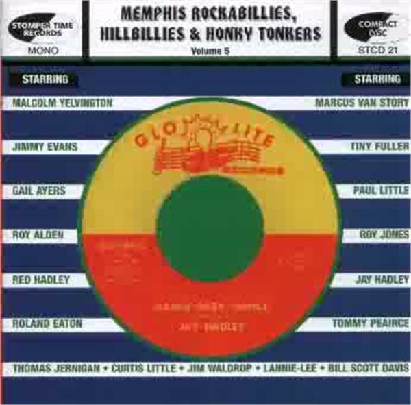 Memphis Rockabillies Hillbillies and Honky Tonkers Volume 5 CD