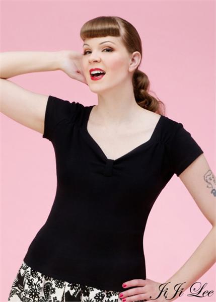 Michelle Black Top (UK14/UK16/UK18)