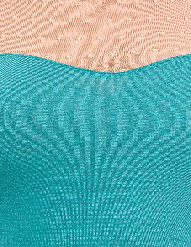 Miss Fancy Aqua Blue Top (UK8/UK10)