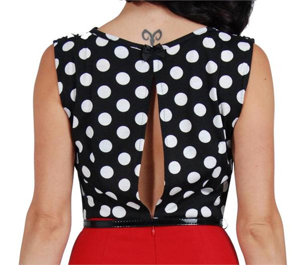 Ramona Polka Dot Wiggle Dress (UK12/14)