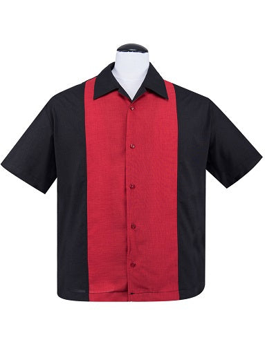 Bowling Shirt with Red Panel (XL-chest 50")