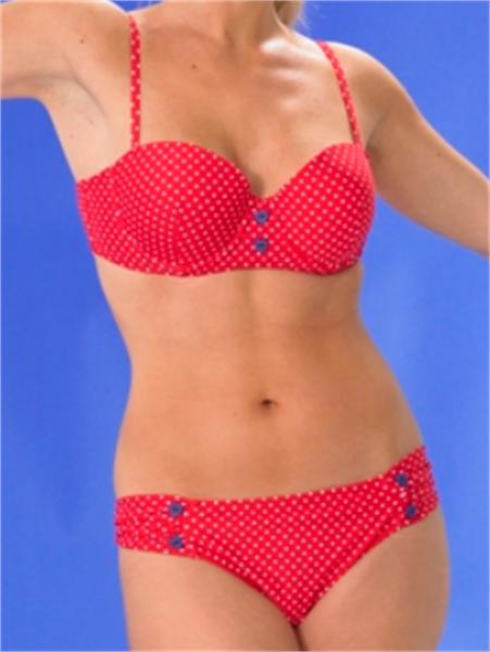 Sweet Polka Dot Red Bikini Set (UK14)