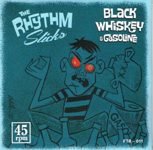 Black Whiskey & Gasoline 7" Single (vinyl)