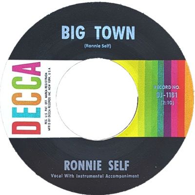 Big Town  7" Single (vinyl)