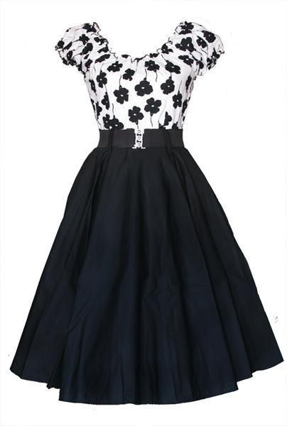 Rose Lee White Swing Dress (UK8)