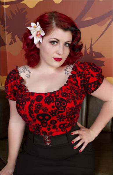 Rose Lee Red Wiggle Dress (UK8/10)