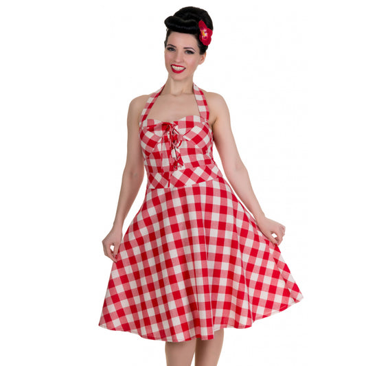 Alice Red and White Gingham Dress (UK8/12)