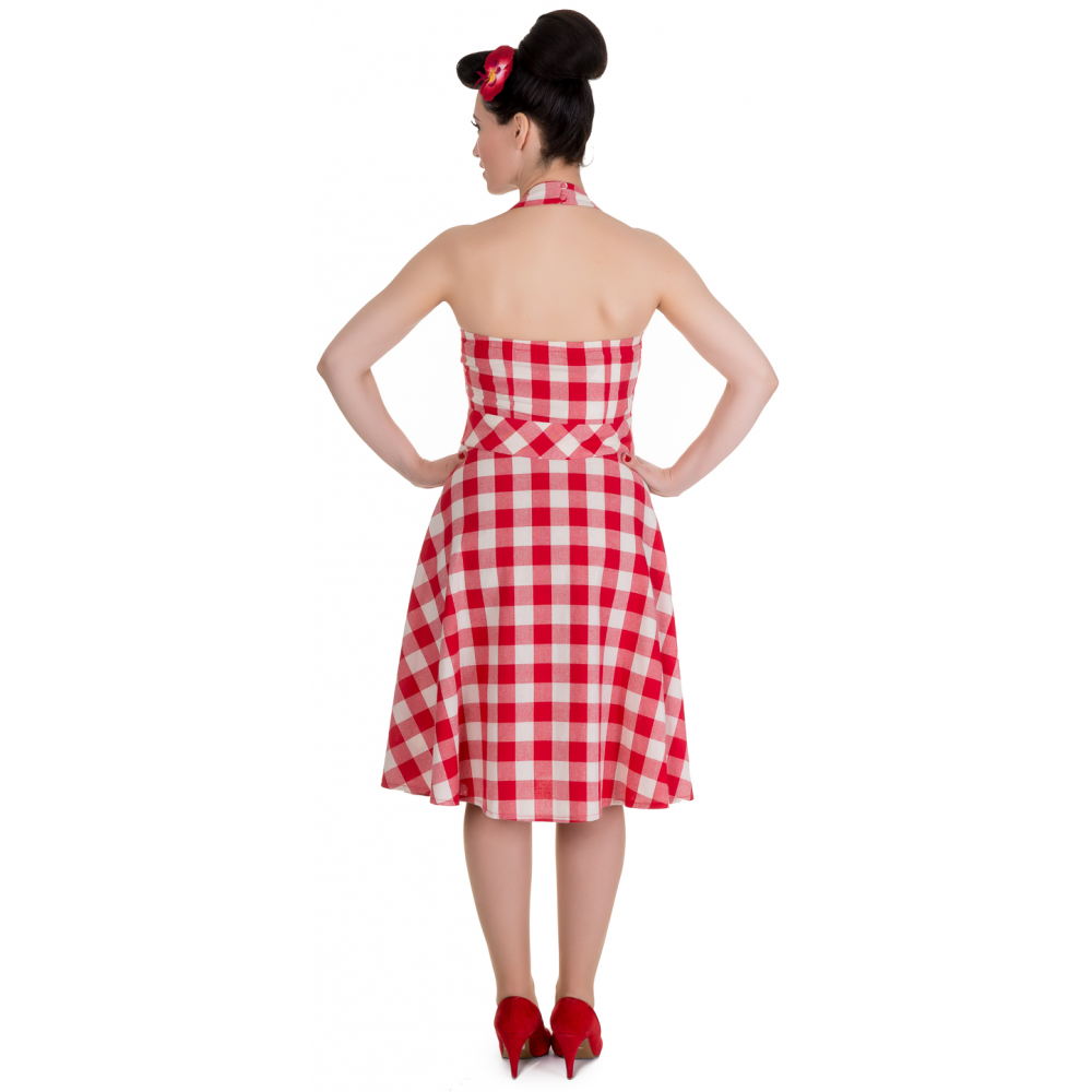 Alice Red and White Gingham Dress (UK8/12)
