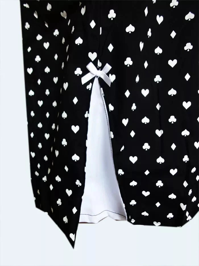 Lady Luck Black Wiggle Dress (UK8/UK10/UK14)