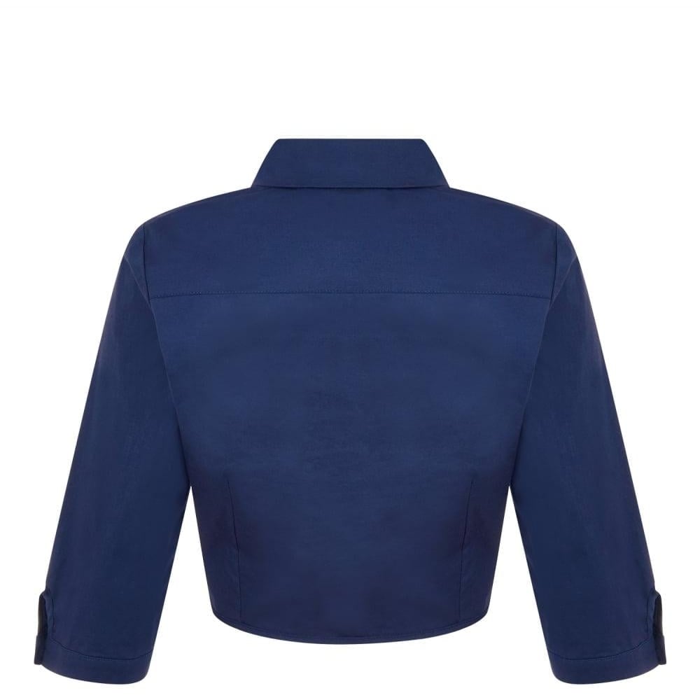 Atomic Sam Tie Navy Blue Shirt (UK16)