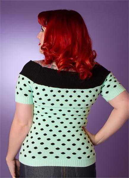 Scarlett Fever Mint Off The Shoulder Top (UK10/UK12)
