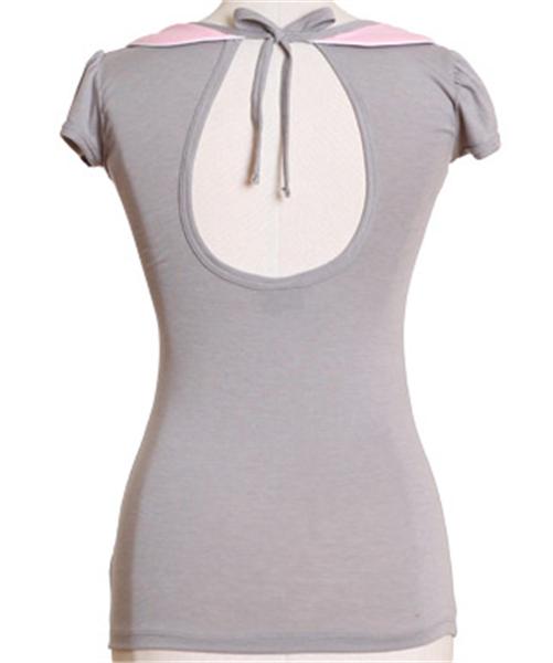 Side Collar Tender Grey Top (UK12/UK14)