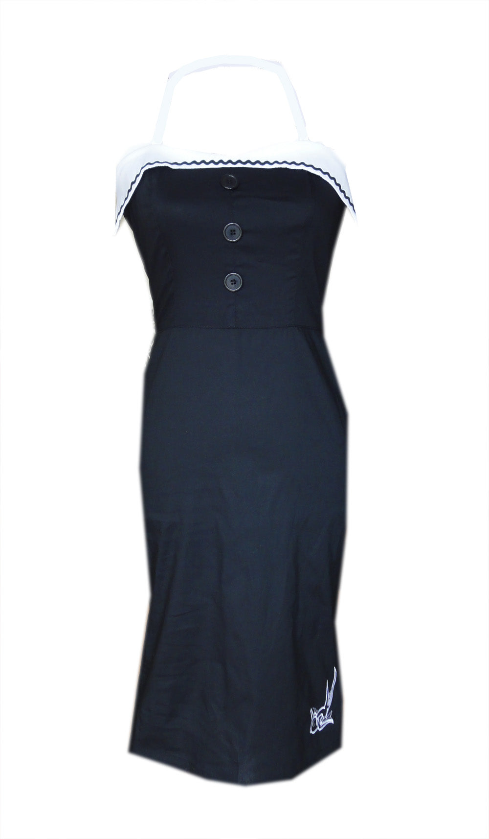 Sailor Sparrow Black Dress (UK6)