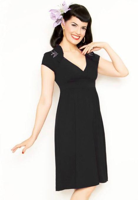 Sparrow Lush Black Dress (UK8)