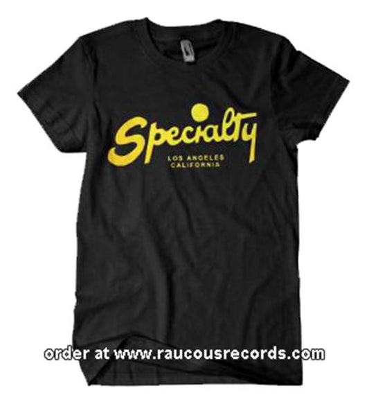 Specialty Records T-Shirt (sizes: SMALL or Girls Slim-Fit size M)